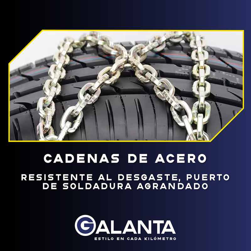 Cadenas Para Nieve Auto Camioneta Galanta Set x6 225-275mm