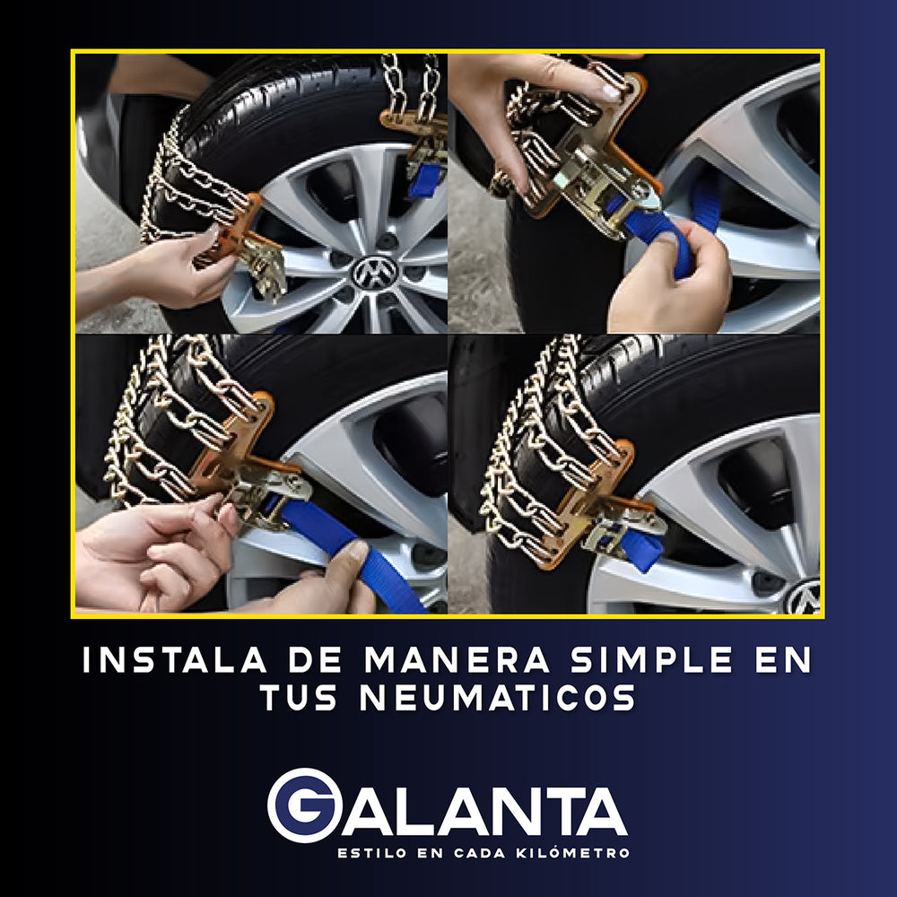 Cadenas para Nieve Auto/Camioneta 165-215 mm (Set x6)