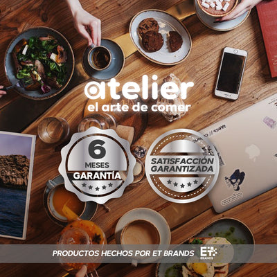 Cafetera Francesa 800Ml Atelier Prensa Vidrio Acero Portatil