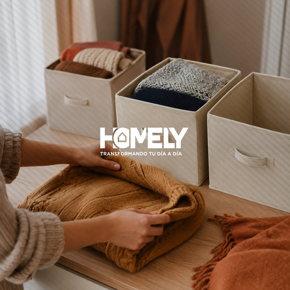 Cajas organizadoras Homely para ropa y accesorios