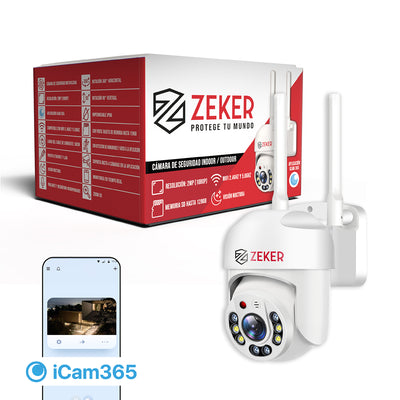 Cámara de Seguridad Wifi Exterior Impermeable Zeker 2MP 5G