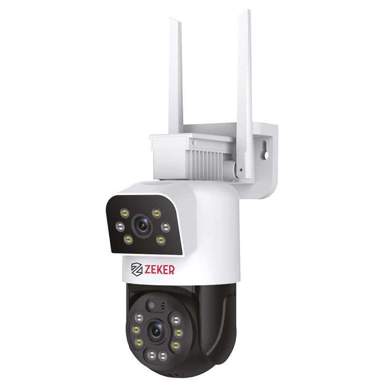 Cámara De Seguridad 5G Zeker Doble 4MP Exterior Impermeable