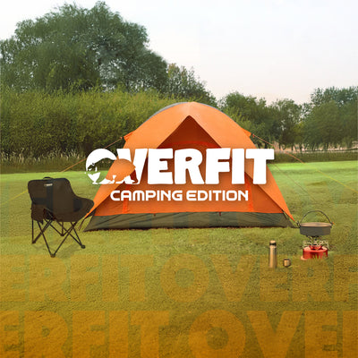 Carpa De Camping 4 Personas Iglu Overfit Impermeable 500mm Tienda de Campaña Para Acampar  2.2 x 1.4 x 2.5 Metros