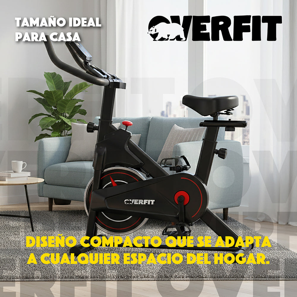 Bicicleta de Spinning Pro Overfit Estatica Fitness Gym 4 kg