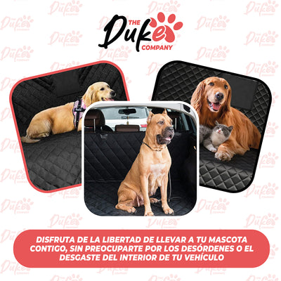 Funda Cobertor Maletero Auto Para Mascotas Duke Asiento