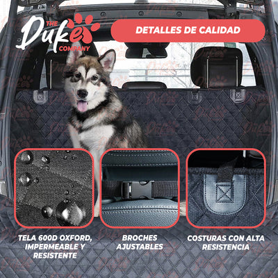 Funda Cobertor Maletero Auto Para Mascotas Duke Asiento