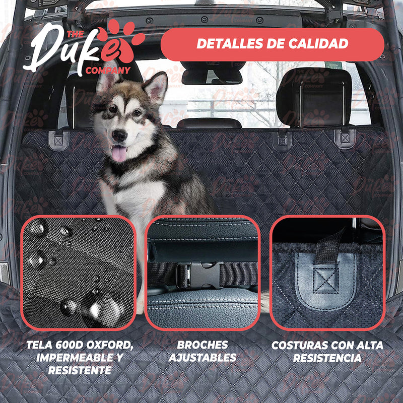 Funda Cobertor Maletero Auto Para Mascotas Duke Asiento
