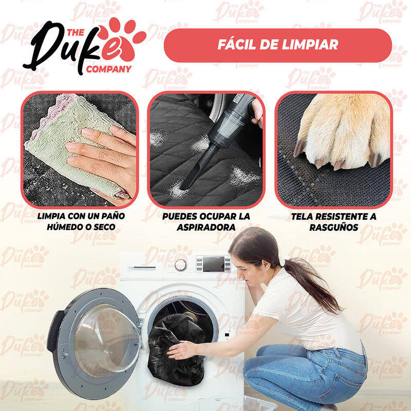 Funda Cobertor Maletero Auto Para Mascotas Duke Asiento