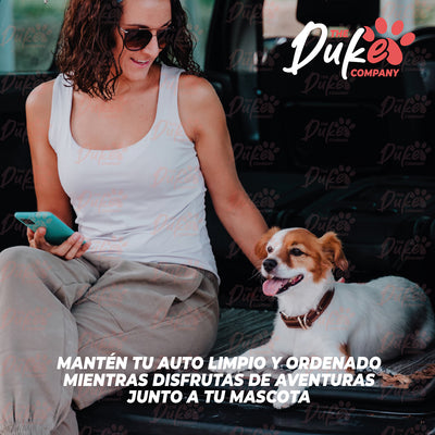 Funda Cobertor Maletero Auto Para Mascotas Duke Asiento