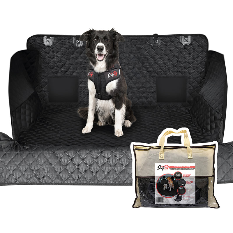 Funda Cobertor Maletero Auto Para Mascotas Duke Asiento
