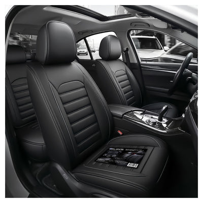 Fundas de Asiento Ecocuero Negro (Set 5 Asientos)
