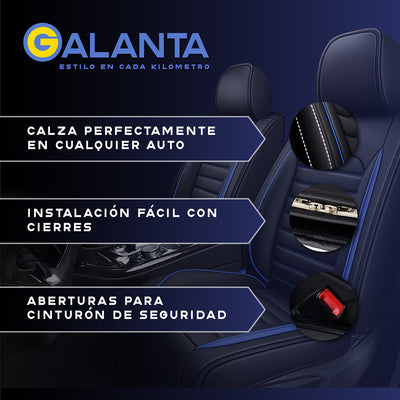 Funda Cubre Asiento Galanta Eco cuero Set 5 Asientos Luxury