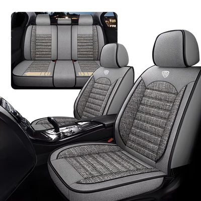 Fundas de Asiento Lino PU (Set 5 Asientos)