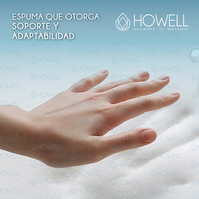 Cojin Lumbar Ortopedico 3D Mesh Howell Espalda Memory Visco Soporte Dorsal