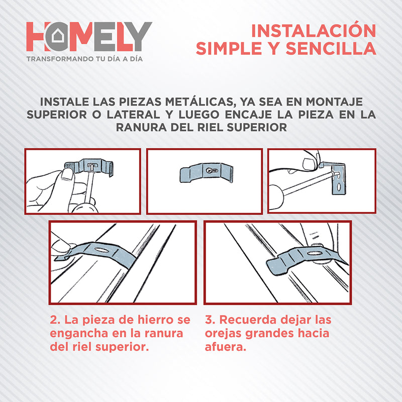 Cortinas Roller Duo 100% Dia y Noche Zebra 150x200cm Homely