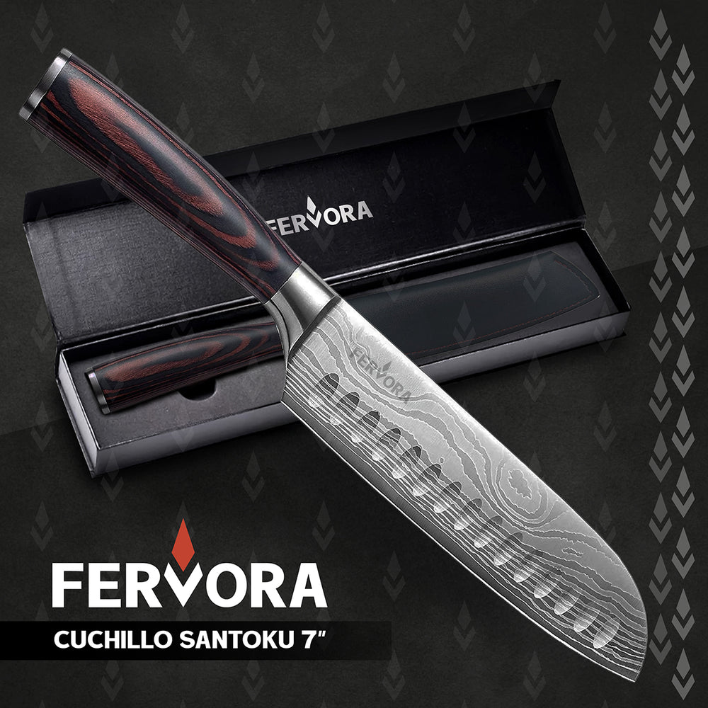 Cuchillo Santoku 18 cm Acero Inoxidable