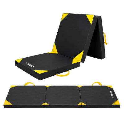 Colchoneta Deportiva Triple Overfit Ejercicios Plegable