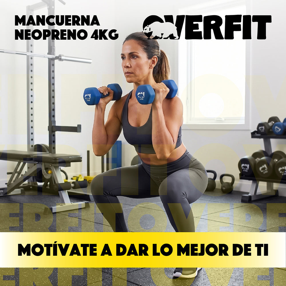 Mancuerna 4kg Neopreno Overfit - Detalle 2