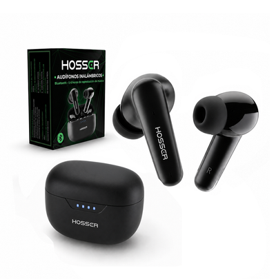 Audifonos Bluetooth In Ear Hosser 35mAh Cancelación de Ruido