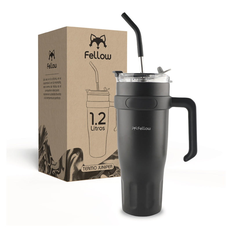 Termo Vaso Mug Térmico Juniper By Fellow 1.2L Acero Inox 304 - Negro