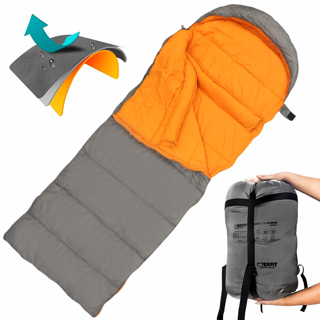 Saco de Dormir Termico a 15 Grados Recto Overfit Camping – ET Brands