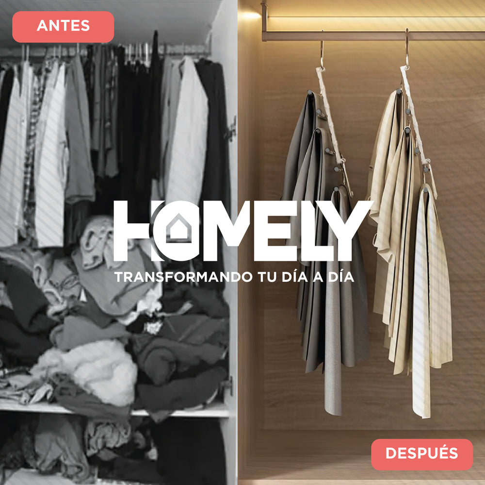 Colgador de Pantalon 5 en 1 Homely Antideslizante Resistente