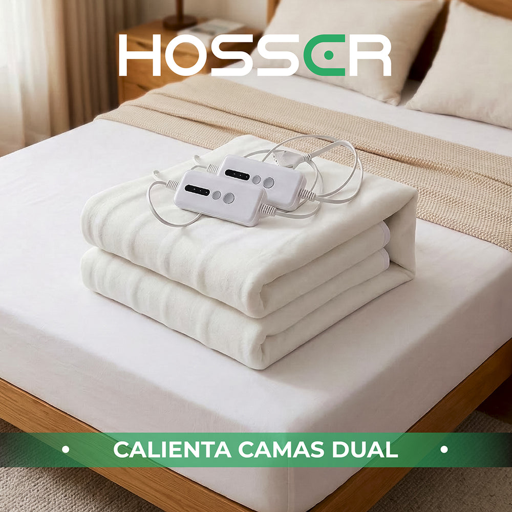 Calienta Camas King Dual Hosser 180x200cm Electrico