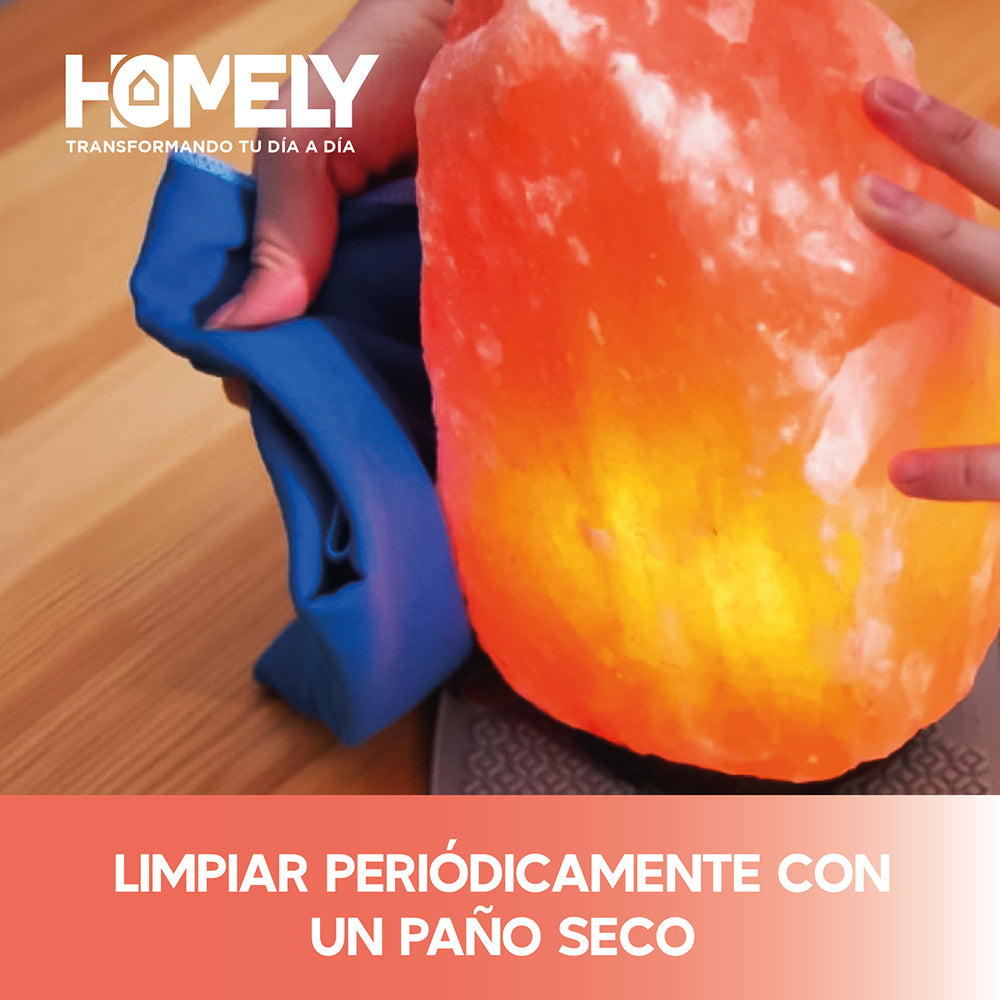 Lámpara de sal Himalaya Roca Intensidad Regulable Dormitorio