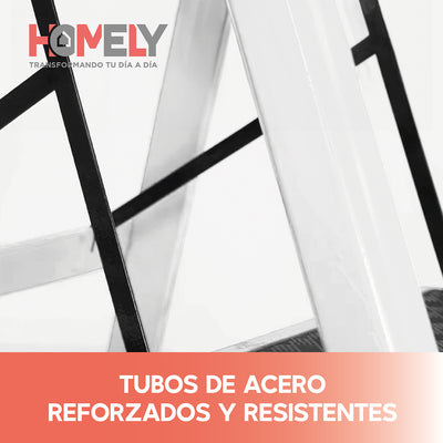 Escalera Plegable De Acero 2 Peldaños Homely Piso Escalera