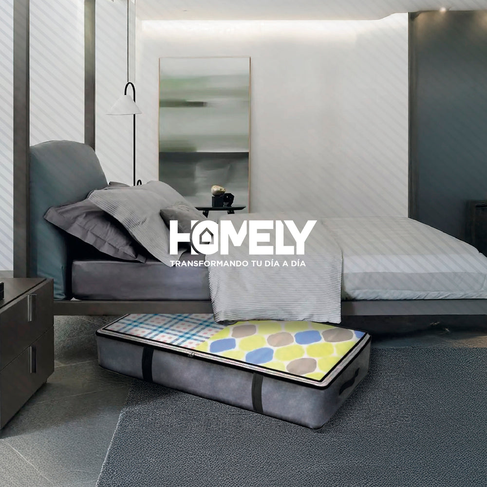 Bolsas Organizadoras Bajo Cama Homely Contenedor 90L Set X2