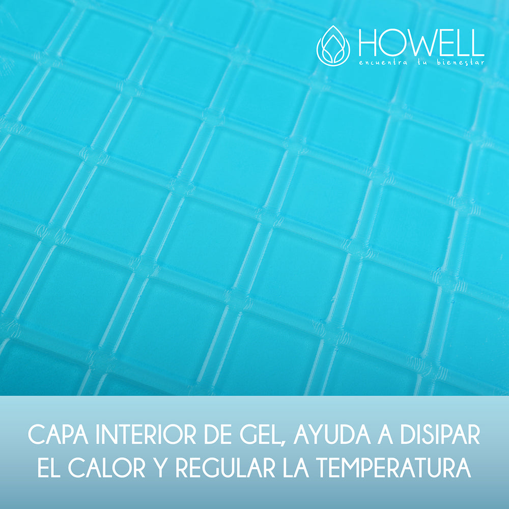 Almohada Gel Ortopédica Visco Howell Memory 60x40cm Set X2