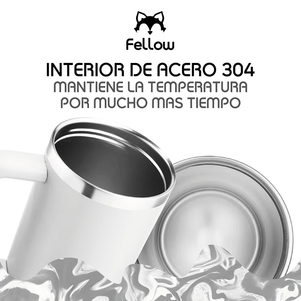 Vaso Termico 1.2Lts Electra By Fellow Mug Tumblr + Bombilla