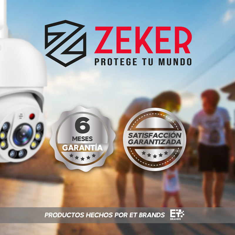 Cámara de Seguridad Wifi Exterior Impermeable Zeker 2MP 5G