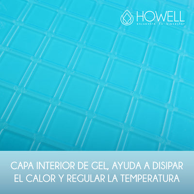 Almohada Gel Ortopédica Visco Howell Memory 60x40cm Set X2