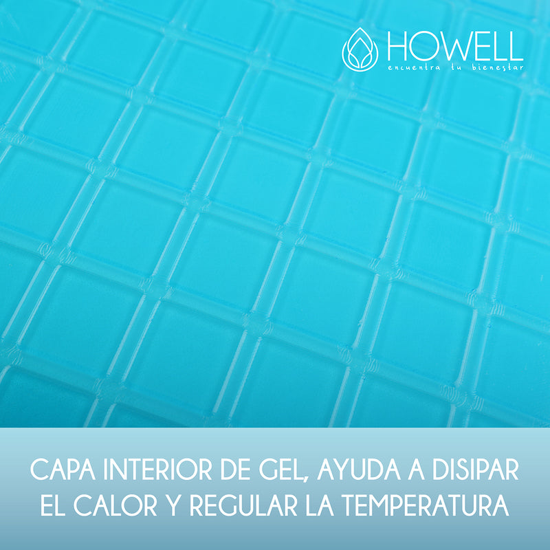 Almohada Gel Ortopédica Visco Howell Memory 60x40cm Set X2