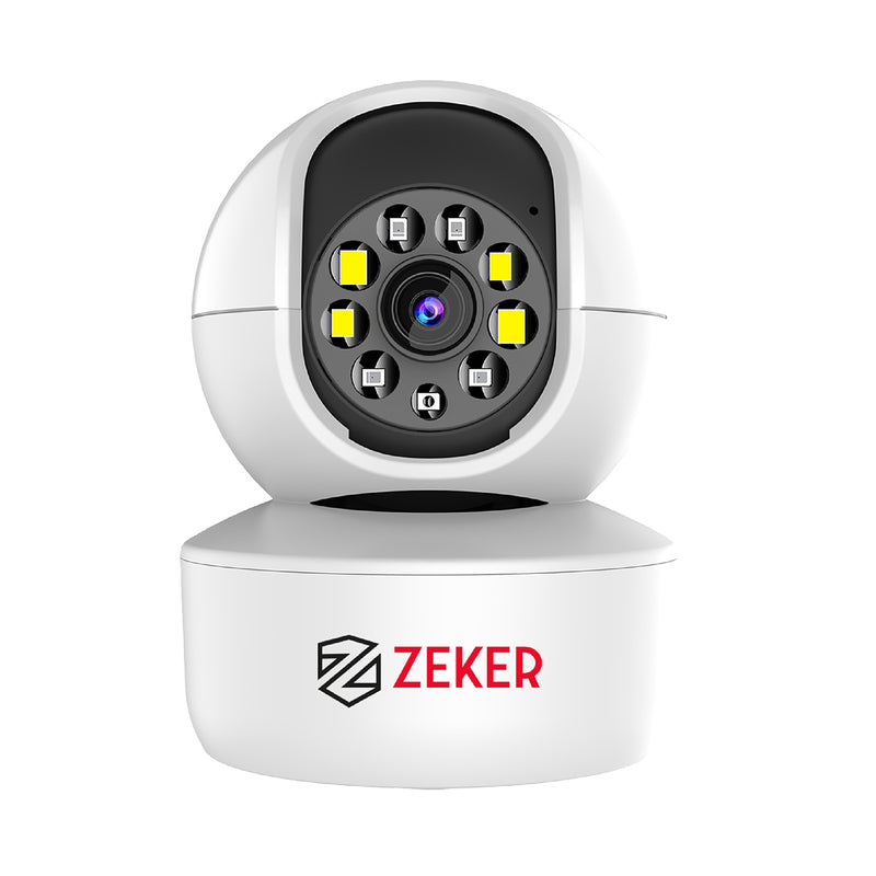 Cámara De Seguridad Interior Wifi IP Zeker 2MP 5G Pan Tilt