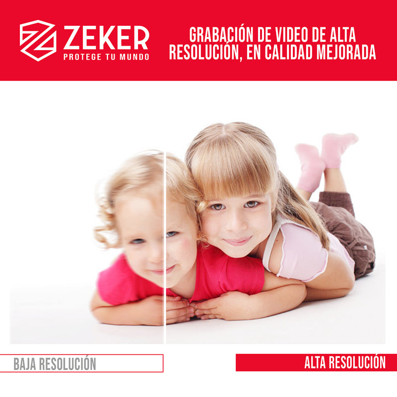 Cámara De Seguridad Interior Wifi IP Zeker 2MP 5G Pan Tilt