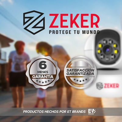 Pack x2 Cámara De Seguridad Interior Wifi IP Zeker 2MP 5G