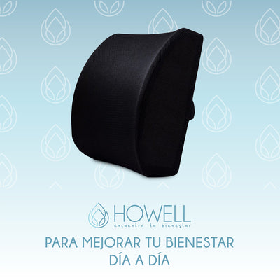 Cojín Lumbar Ortopédico Para Espalda Howell Soporte Dorsal