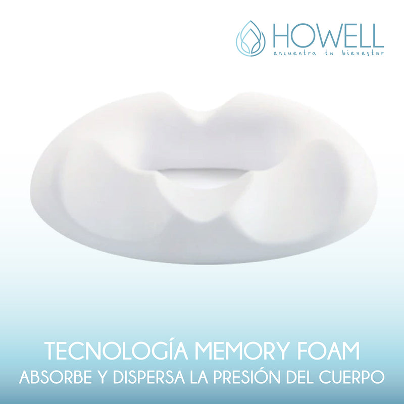 Cojín Antiescaras Picarón Ortopédico Howell Asiento Memoria