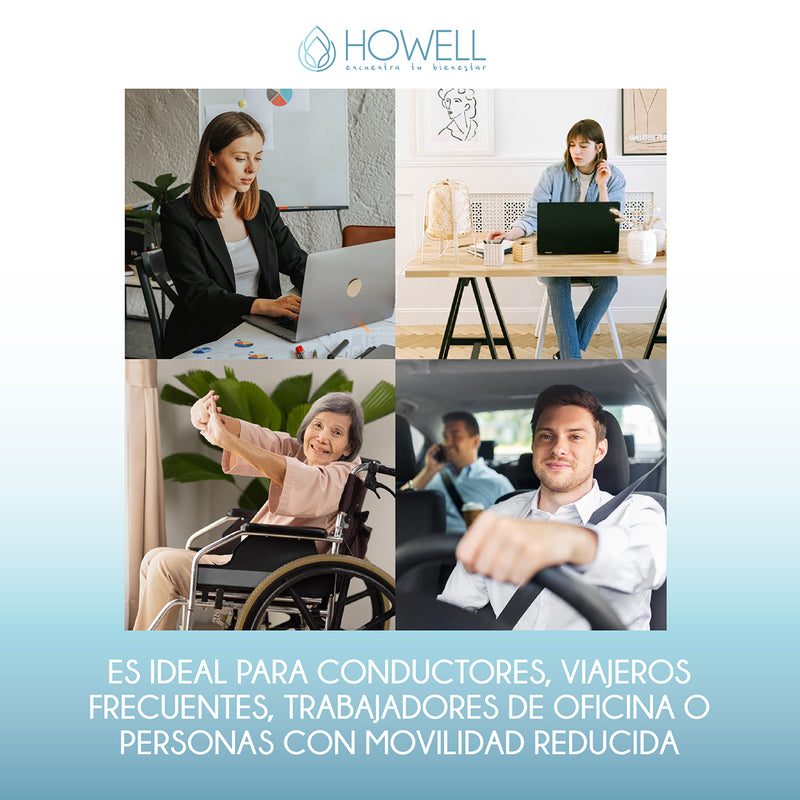 Cojín Picaron Antiescaras Howell Gel Viscoelástico Memoria