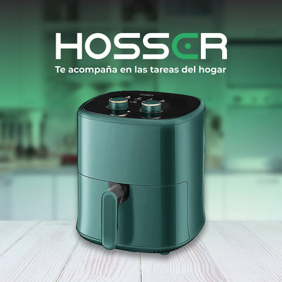 Freidora de Aire Hosser Air Fryer XL 6 Litros Cocina Sin Aceite