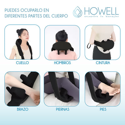 Masajeador de Cuello Inalámbrico Howell V5 Cervical Espalda