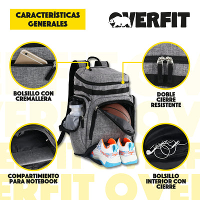 Mochila Deportiva Basketball Edition By Overfit