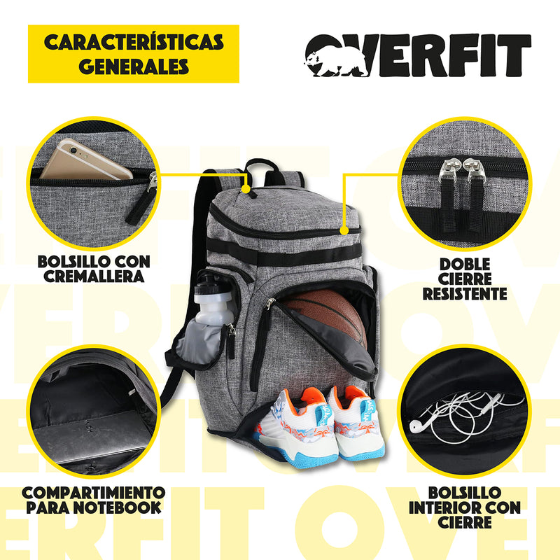 Mochila Deportiva Basketball Edition By Overfit