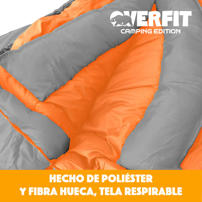 Saco de Dormir Termico 0 a 15 Grados Momia Overfit Camping