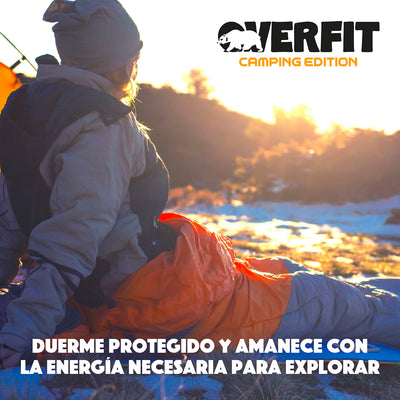 Saco de Dormir Termico 0 a 15 Grados Momia Overfit Camping