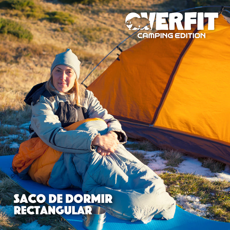 Saco de Dormir Termico 0 a 15 Grados Recto Overfit Camping