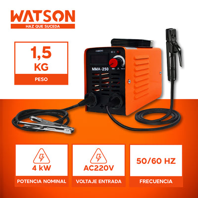 Soldadora Inverter Watson 4KW 220V + Accesorios