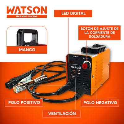 Soldadora Inverter Watson 4KW 220V + Accesorios